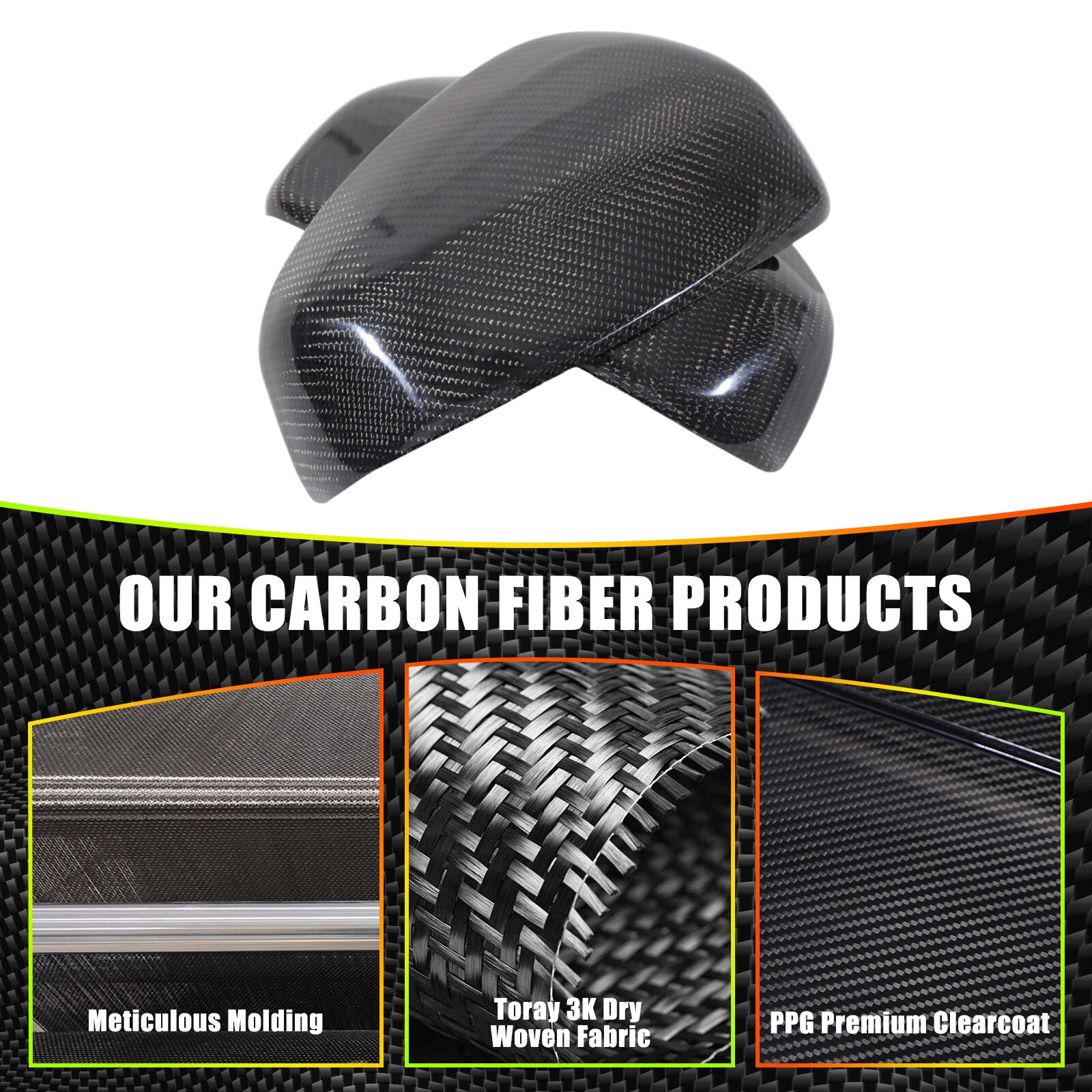 Carbon Rear Strut Shock Tower Cover Strap Mag Ride for Corvette C8 Z06 2020 - 2024 US- v
