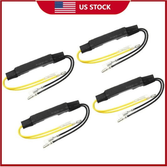 4x Motorcycle Turn Signal Indicator LED Load Resistor Flash Blinker Fix Error. n