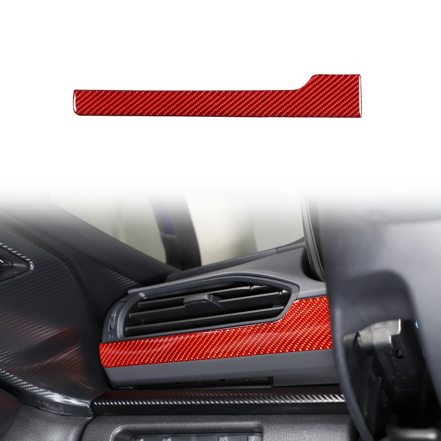 Carbon fiber drive dashboard interior sticker for Subaru Crosstrek 2023-2024 n