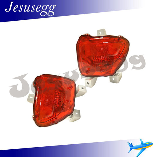 2pcs For 2005-2012 for Toyota RAV4 Rear Lower Bumper Tail Right+Left Fog Lamp Light