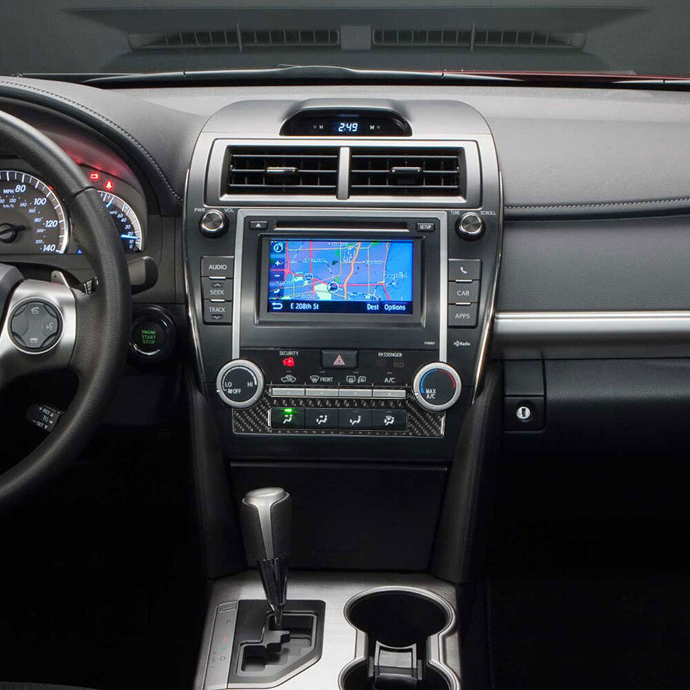 Carbon Fiber Above Console Storage Outer Frame Cover For Sonic 2012-16 v