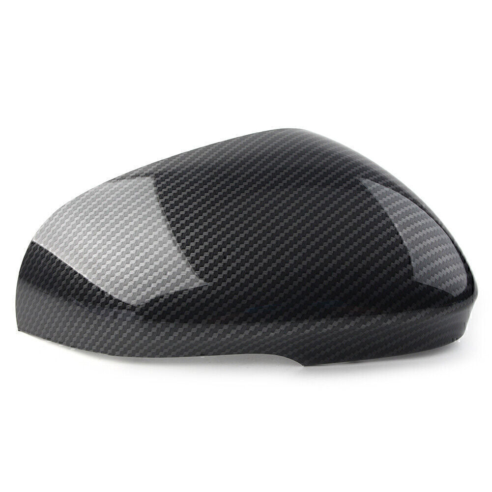 for Jaguar XF XFR XFR-S XJ 1x Carbon Fiber Right Rear Side View Mirror Cover Cap