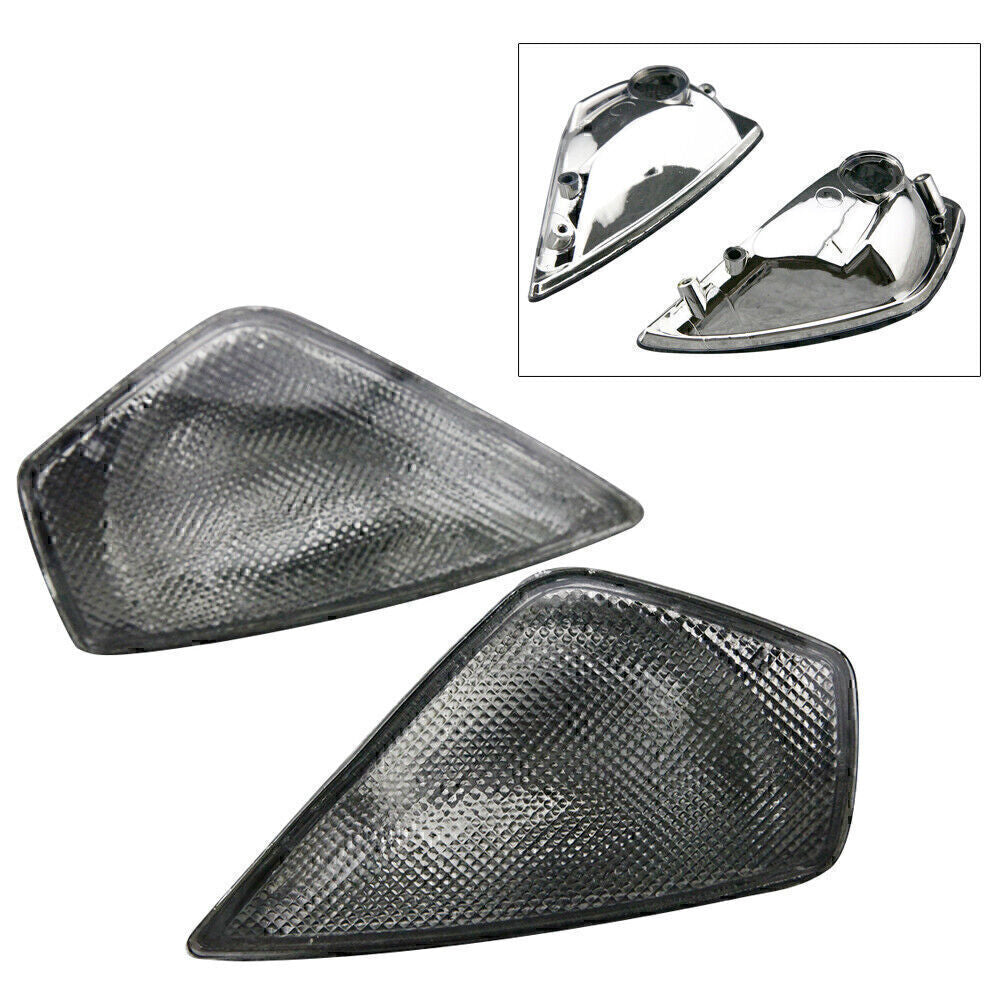 Smoke Front Turn Signal Light Indicator Lens fit for Ducati 749 999 2002-2006 Motor Q