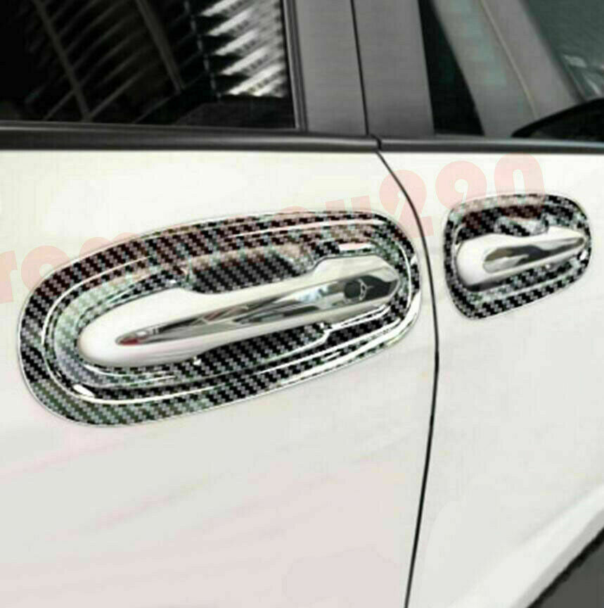 for Toyota for Sienna 2021-2022 Carbon Fiber Outer Door HandleDoor Bowl Cover Trim