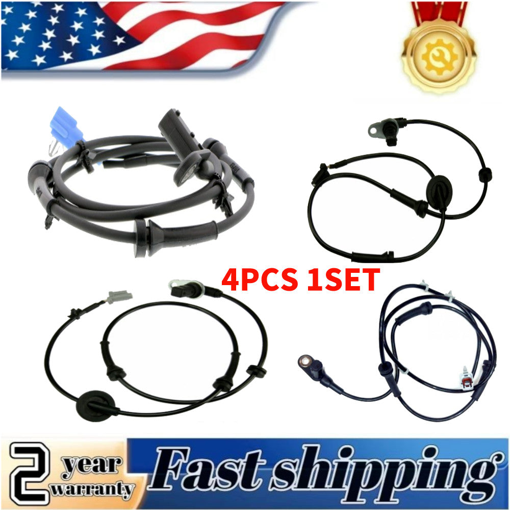 4 ABS wheel speed sensors: front, rear, left, suitable for Nissan Maxima 2004-2008 3.5L