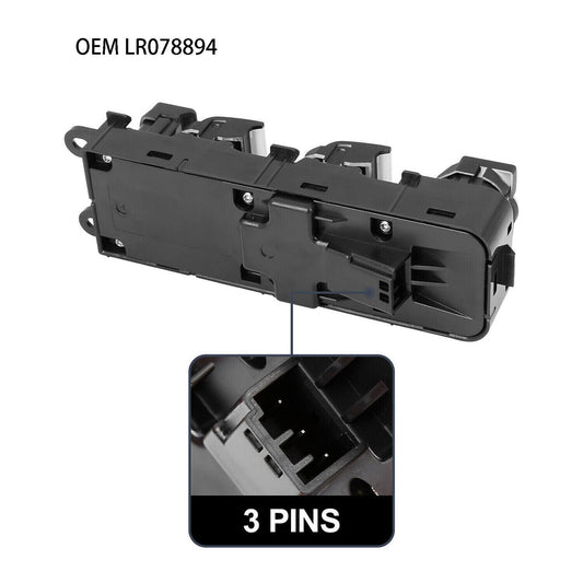 for Land Rover for Range Rover Sport Power Window Switch Driver Side LR078894 NEW 1
