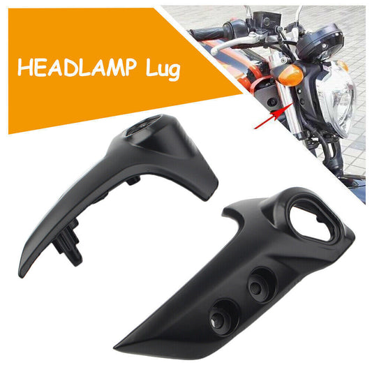Black Headlight Upper Side Bracket Fit for YAMAHA FZ6N 2004-2010 Aluminium