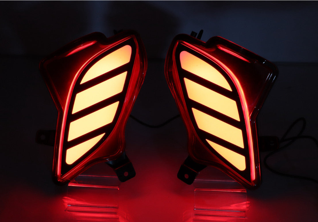 for Toyota Highlander 2020-23 Pair LED Rear Fog Light Tail Bumper brake Lamp 2x