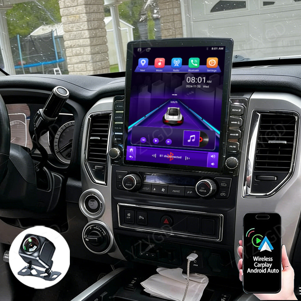 Android Auto Carplay for Nissan Titan 2017-2019 Car Stereo Radio GPS Navi Screen