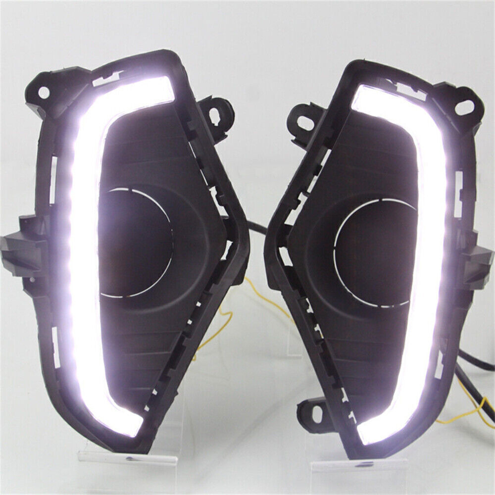 LED DRL Turn Light Front Fog Lamp w/Harness Switch Kit 2022-2023 For RAV4 n