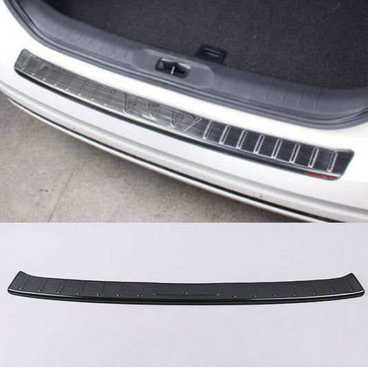 1 for Nissan Altima 2019-2022 Black Outer Rear Bumper Sill Plate Protector Trim
