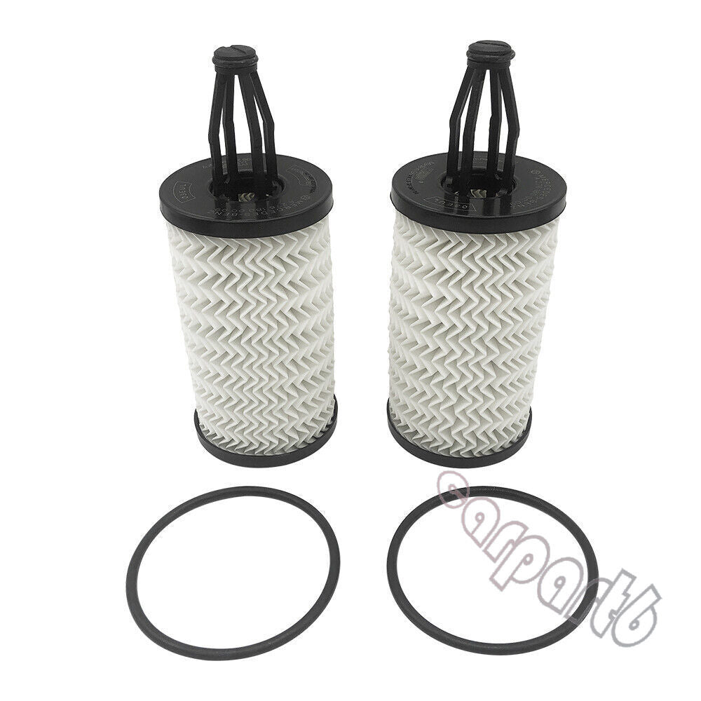 2-piece engine oil filter kit for Mercedes-Benz C-Class, C-Class, C-Class, E-Class, G-Class, G-Class, GLK, ML, RS Q
