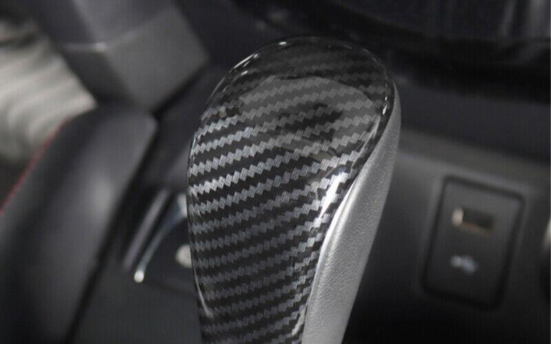 for Nissan Rogue Sport 2017-2021 Carbon Fiber Gear Shift Knob Shifter Lever Trim