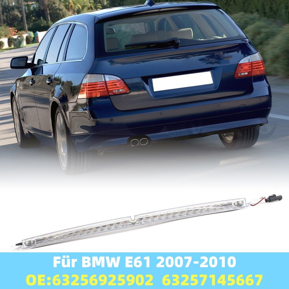 Für for BMW E61 2007-2010 Dritte Bremsleuchte Bremslicht Rücklicht Weiß 63257145667