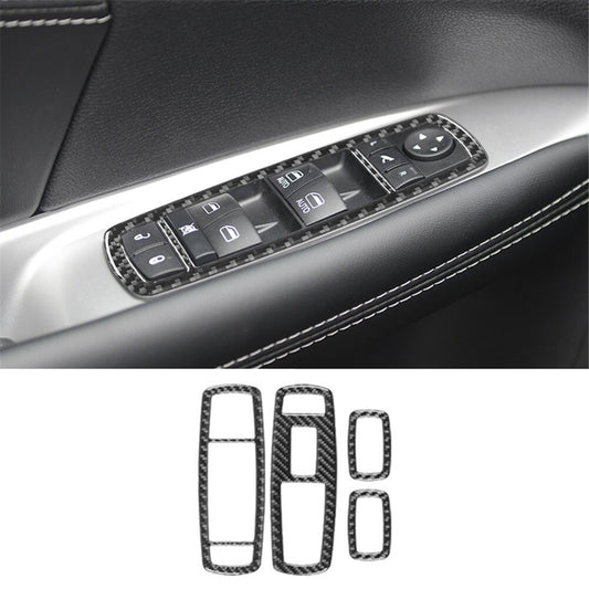 Red Carbon Fiber Gear Shift Frame Cover For X5 E70 X6 E71 2011-2013 Type B v
