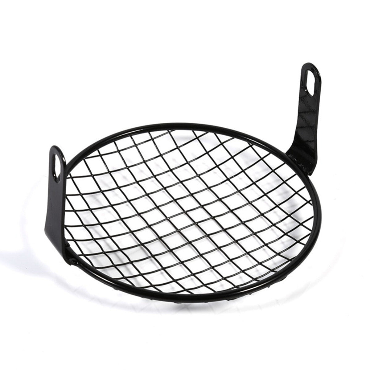6.5in Motorcycle Headlight Cover Metal Square Grille Guard Protector Accessories Q