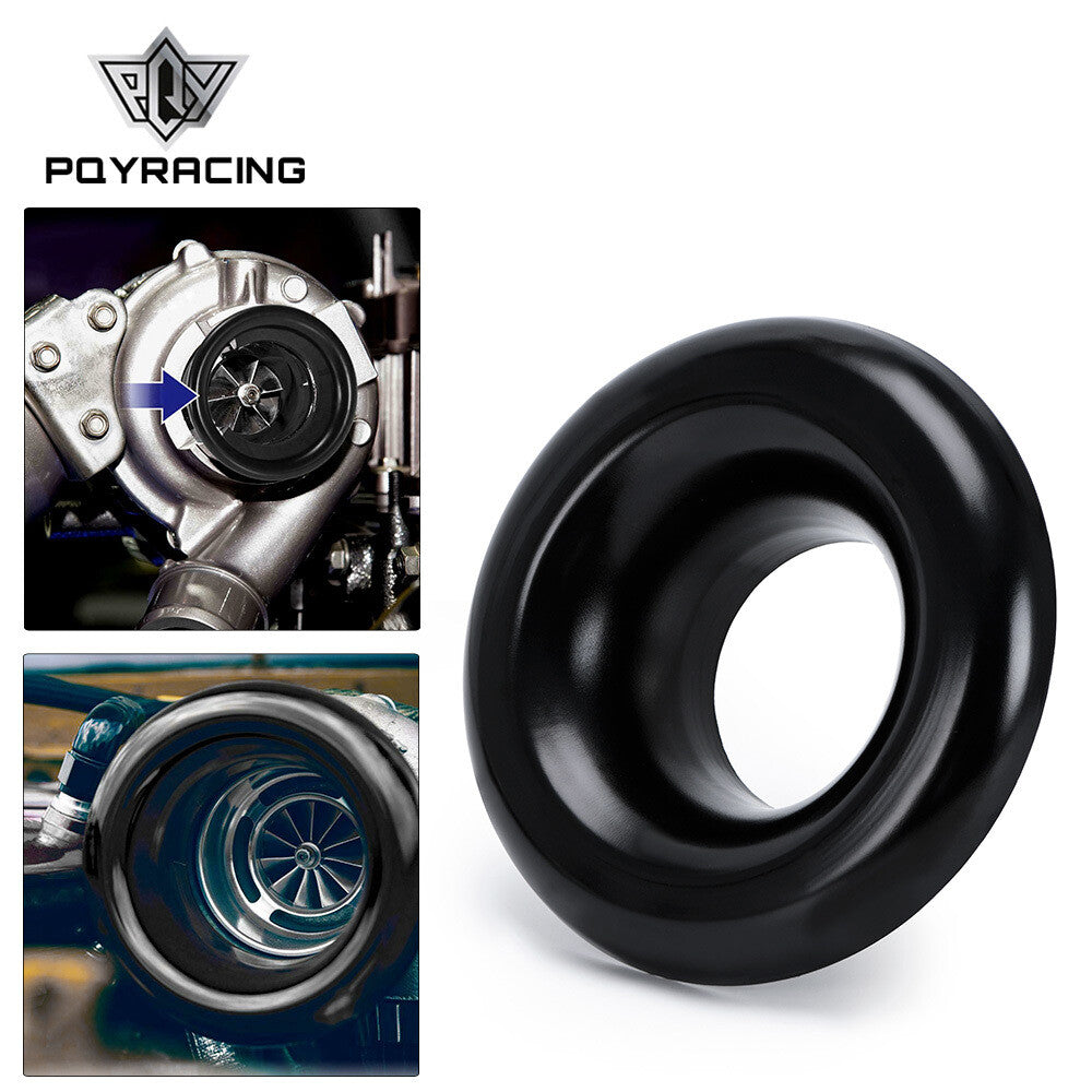 3 black Short for Ram Cold Air Intake Turbo Horn Aluminum Velocity Stack Adapter