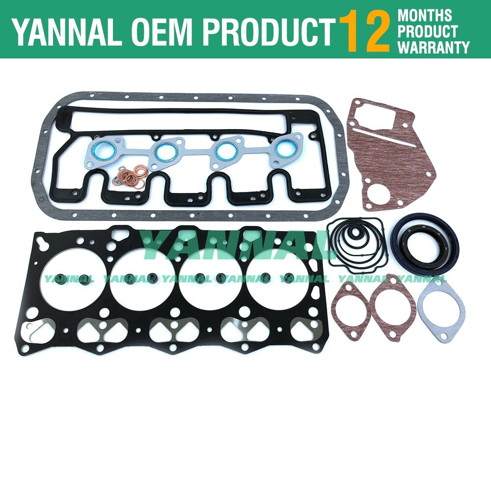 4LE1 Full Head Gasket Kit for Isuzu Engines, Hitachi Excavator Generators -