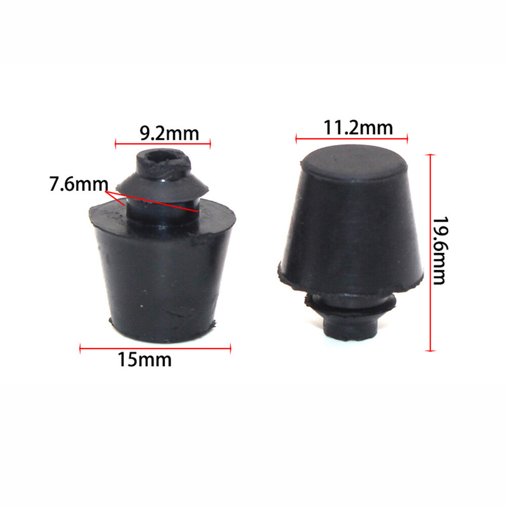 2 pcs Car Door Bump Stop Rubber Buffer Clips for Mitsubishi