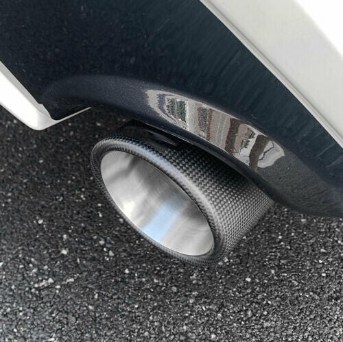for Toyota RAV4 2019-2022 Carbon Fiber alloy Rear Tail Exhaust Muffler Tip Pipe