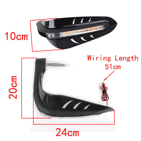 Motorcycles Handlebar Hand Protector LED Lights Hand Guards CRF70 CRF50 KLX
