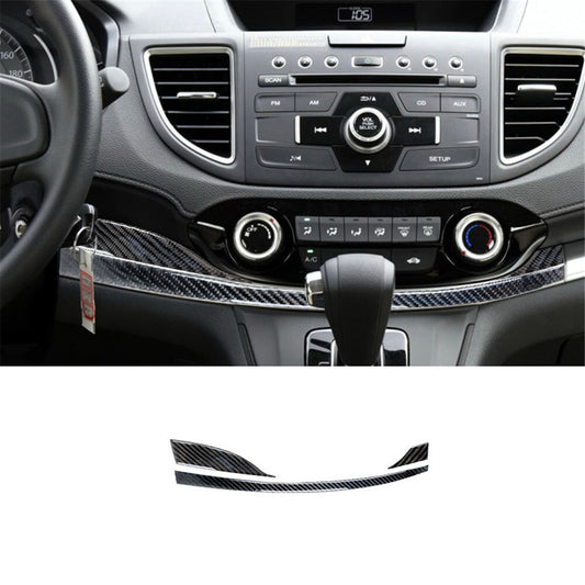Carbon Fiber Dashboard Climate Control Trim for Honda CRV CR-V 2012-2016 Type-B