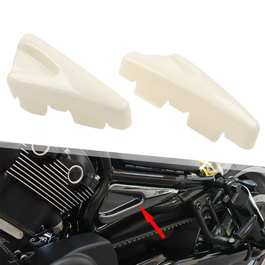 White Side Frame Tank Covers for Harley V-Rod Muscle 09-17 Night Rod 07-11 11 10