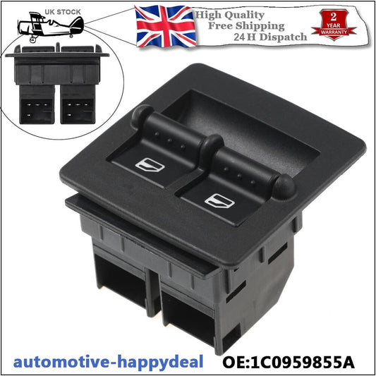 Door Window Switch for VW Beetle 1998-2010 1C0959527 1C0959851 1C0959855 UK