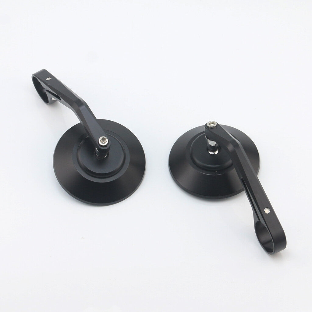 7/8 Round Bar End Rear Mirrors Cafe Racer Side View Mirrors Motorbike Scooters