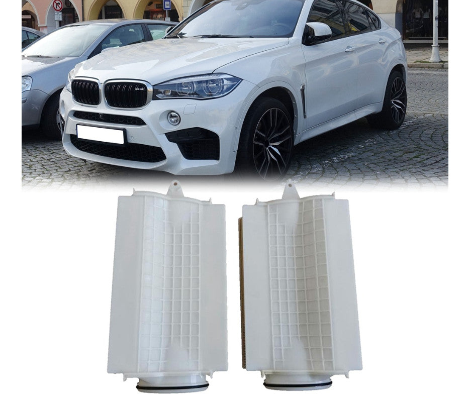 1 Set of Left & Right Engine Air Filters Fits F85 X5 F86 X6 M 2015-2016 v