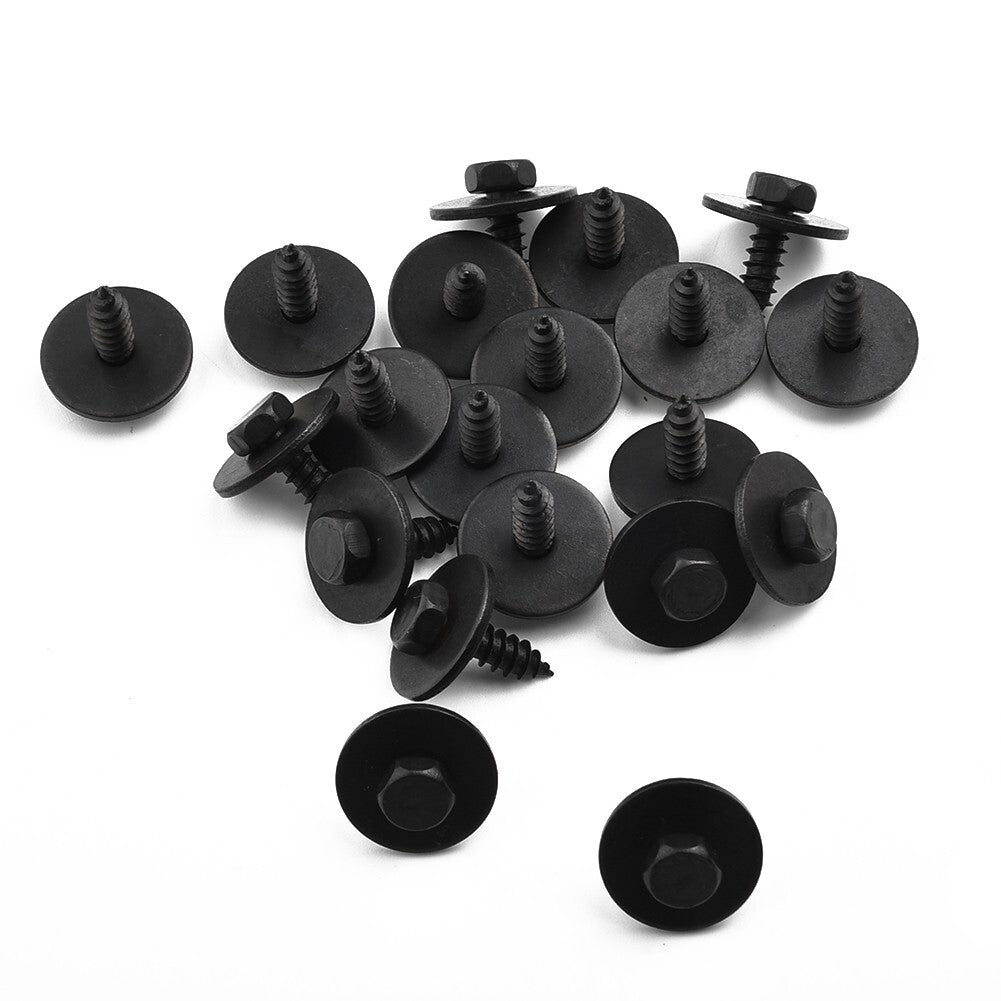20 Bumper Fender Splash Cover Rivet Clip Bolt Screw Threads Applicable to 0714712916
