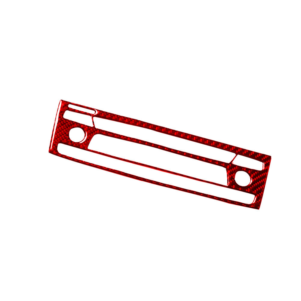 Red Carbon Fiber for Co -pilot Glove Box Cover Strip for Hyundai for Veloster JS 2019-22 v