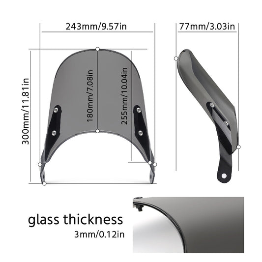 180  windshield rearview mirror suitable for K1200R, K1200LT Sport, K1300S, K1200S m