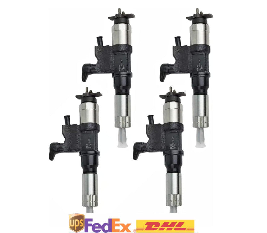 4X Fuel Injector 095000-9800 8-98219181-0 for Isuzu 4HK1 6HK1 Engine