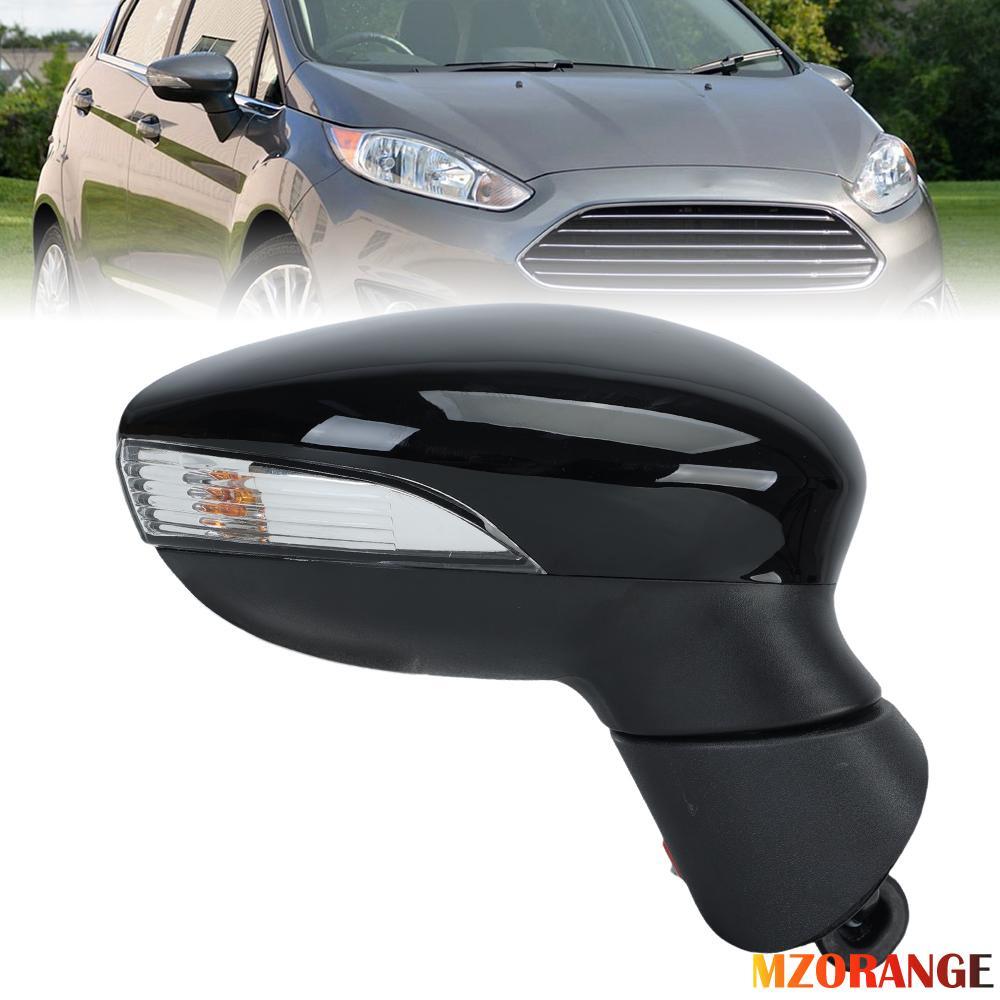 F¨¹r for Ford Fiesta MK7 13-17 RH Au?enspiegel Elektrisch Beheizbar 8 Draht Schwarz