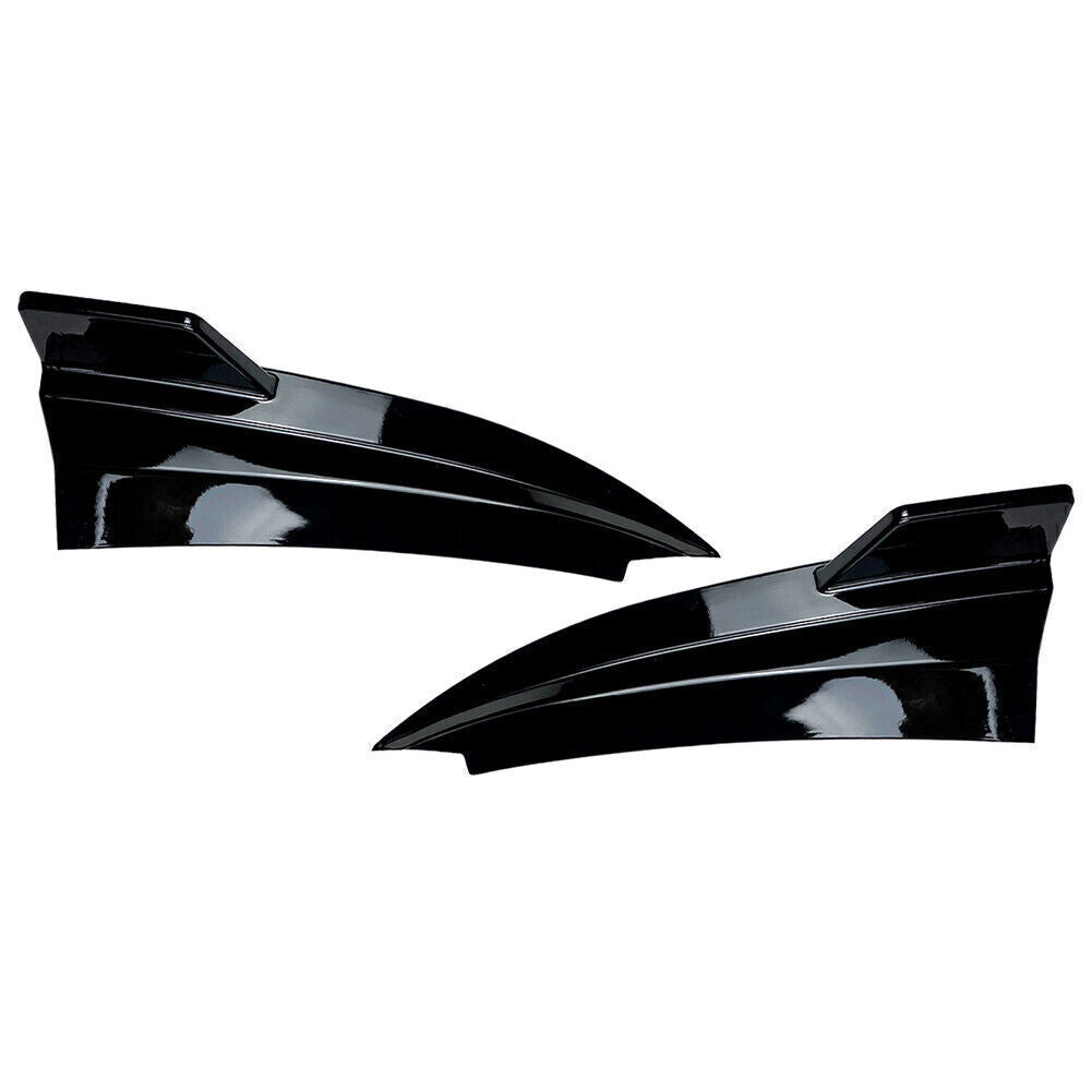 For C-Class W205 Coupe C205 43 2015-2021 Rear Bumper Canard Splitter Side Vent