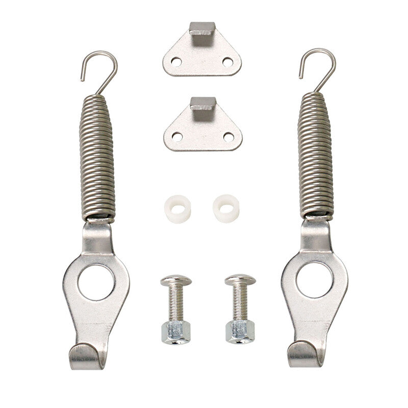 1 set of car trunk cover kit, racing spring hook lock hinge steel 5.2 inches/13.3 cm