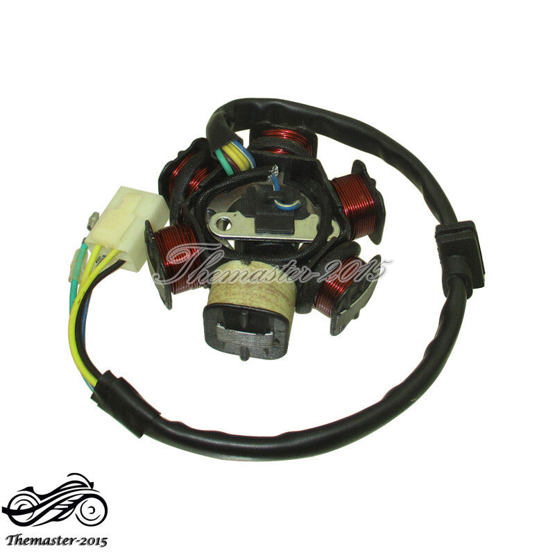 Engine Magneto Stator Coil For 50cc 110cc 125cc Electric Start Pit Dirt Bike ATV Q