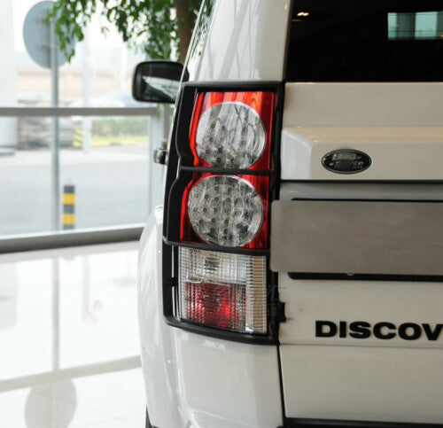 Rear Taillight Guard Protect Frame Black for Land Rover Discovery 2010-16 Lamp