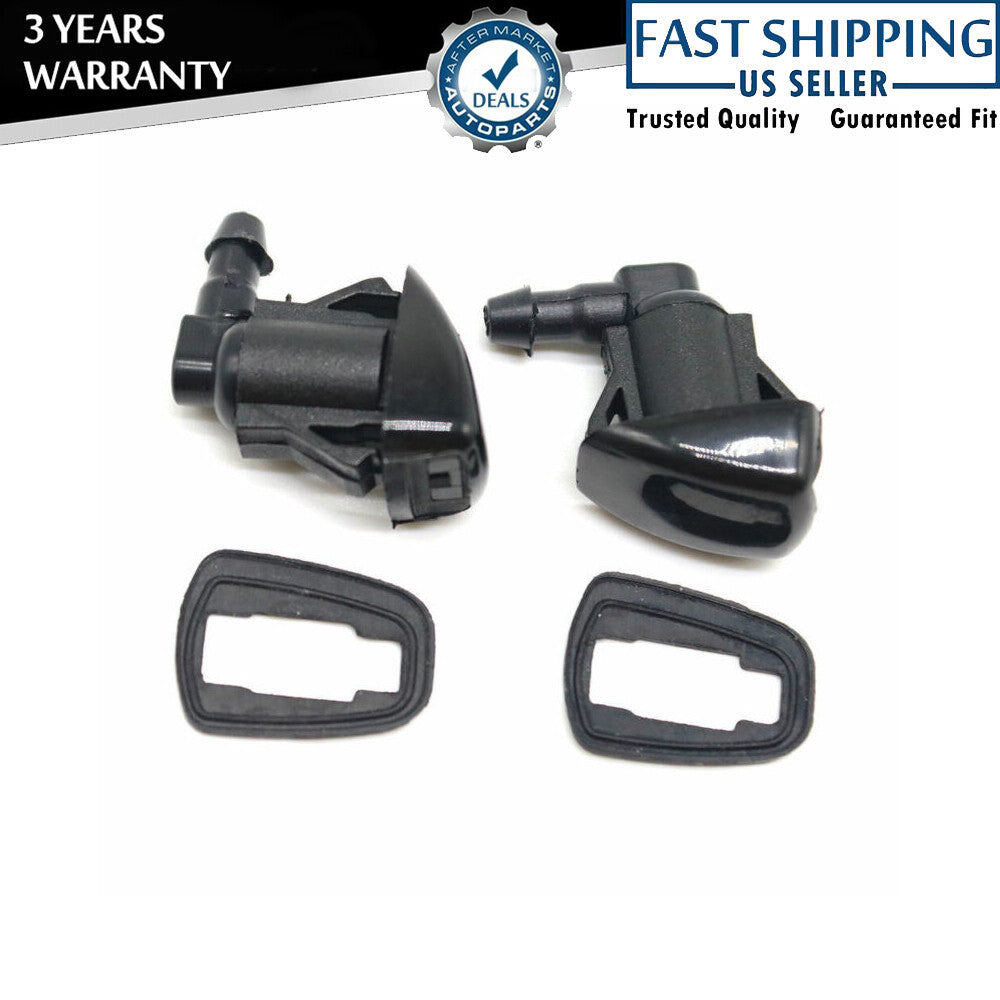 2PCS Windshield Wiper Jet Washer Nozzle Water Spray Fits for Toyota for Sienna 04-10 Q
