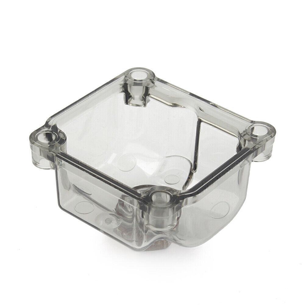 Motorcycle Plastic Transparent Carburetor Bottom Float Bowl Gray for PHBG Carb Q