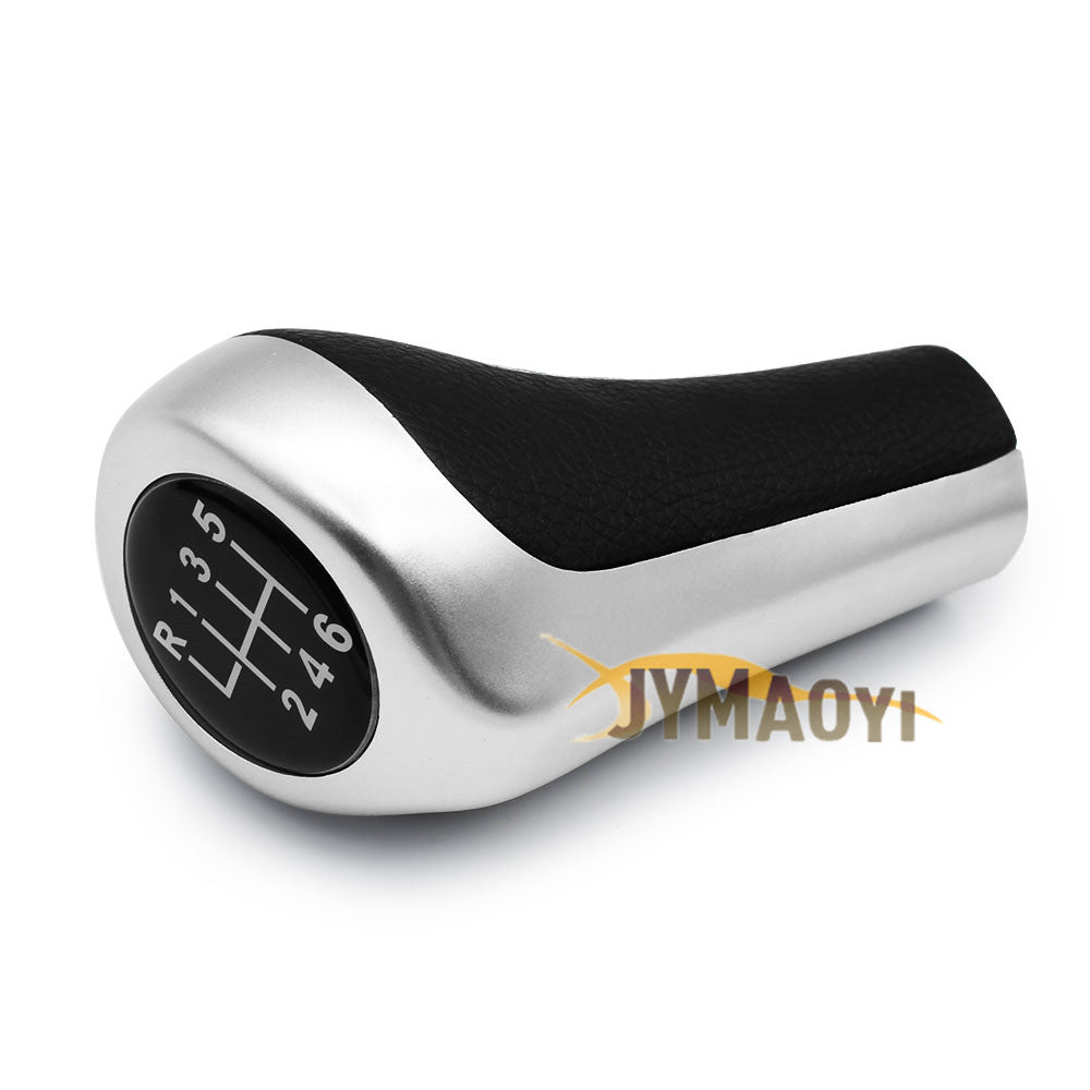 6 Speed Silver MT Manual Gear Shift Knob Shifter for BMW 1 3 5 6 Series X1 X3 X5 Q