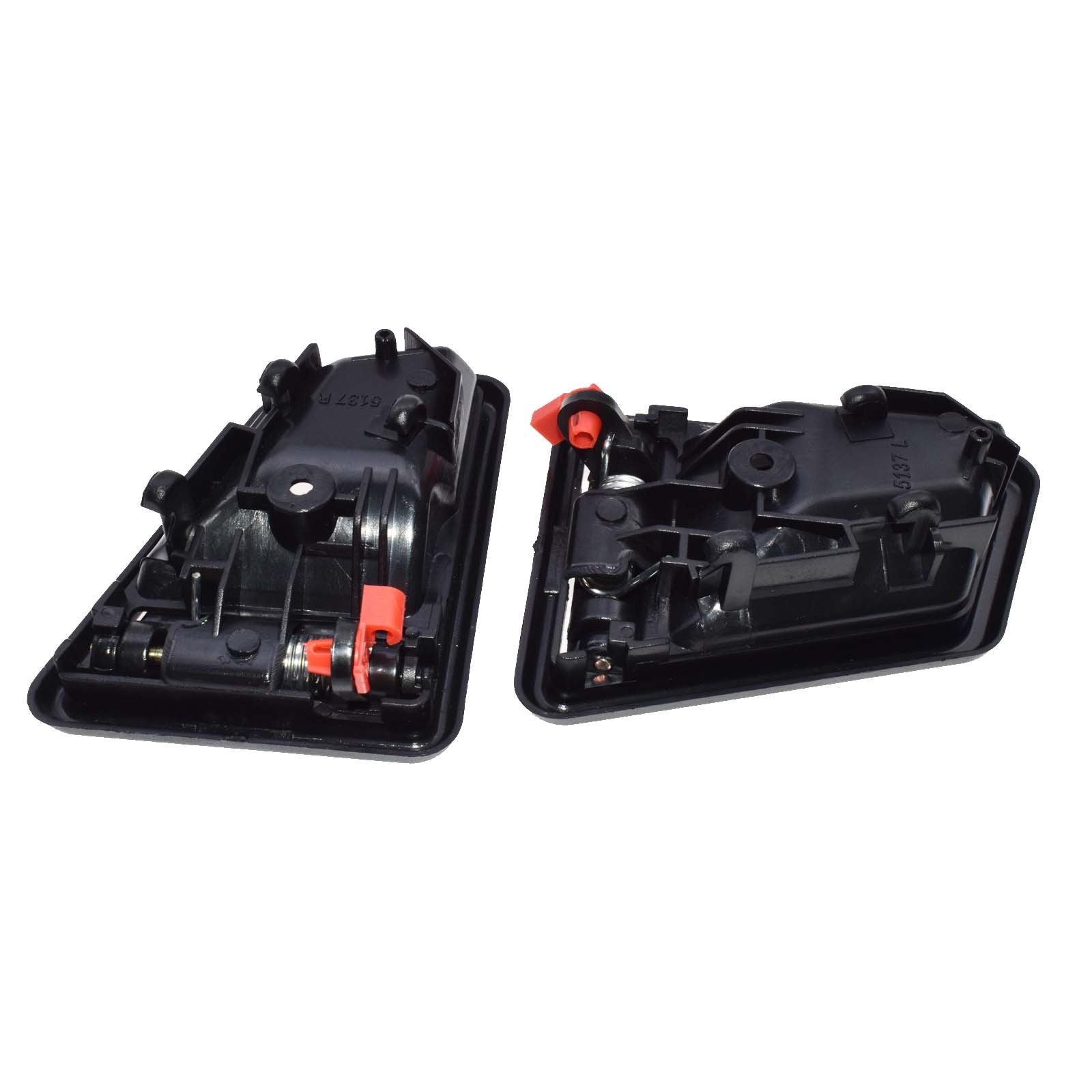 Black front and rear right-hand LH interior door handles, one pair, suitable for 89-98 for Suzuki Sidekick, brand new. n