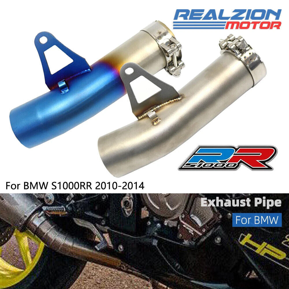 Halloween Gifts Exhaust Pipe Middle Link Pipe Connect Tube for BMW S1000RR 2010-2014