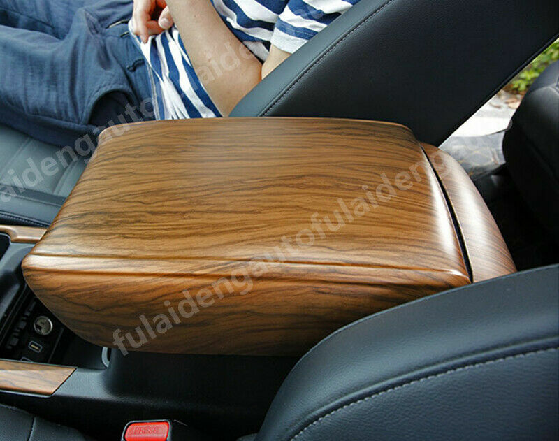 for Honda CR-V 2017-2022 Peach Wood Center Console Armrest Box Panel Cover Trim