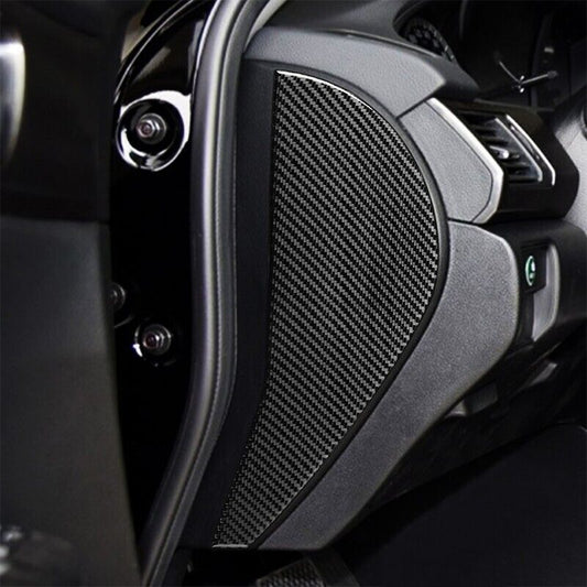 Carbon fiber door anti-collision cushion covers are suitable for Honda Accord 2014-2017 models.