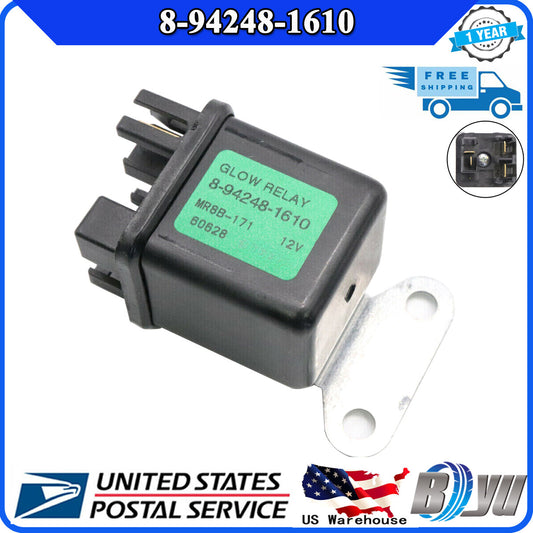 Suitable for Isuzu and Hitachi ZAXIS27U, ZAXIS50U, ZAXIS40U 8-94248-1610 relay illuminated plug 12V Q