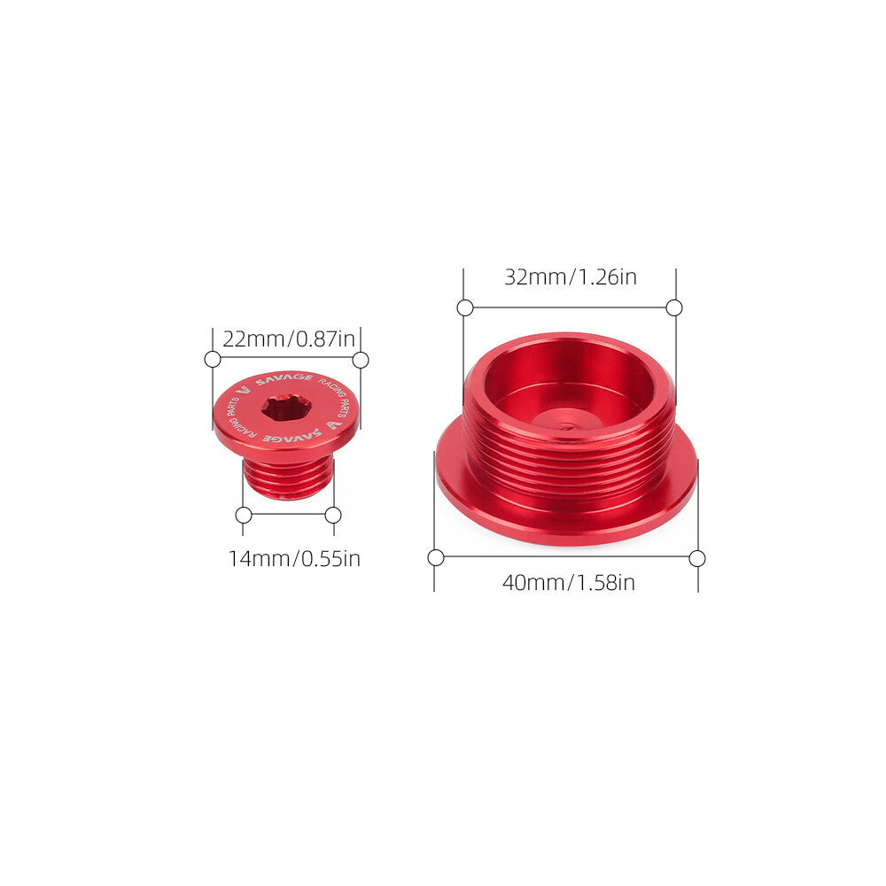 CNC Engine Plug Caps Crankcase Covers for HONDA CRF250F CRF125F/FB CRF150F Q