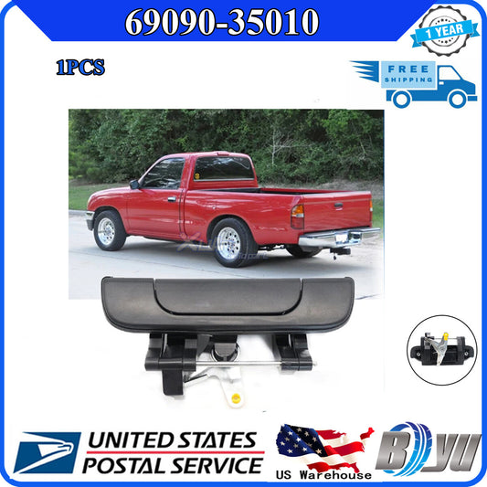 Black tailgate handle for Tacoma pickup truck 95-04 rear 69090-35010- v