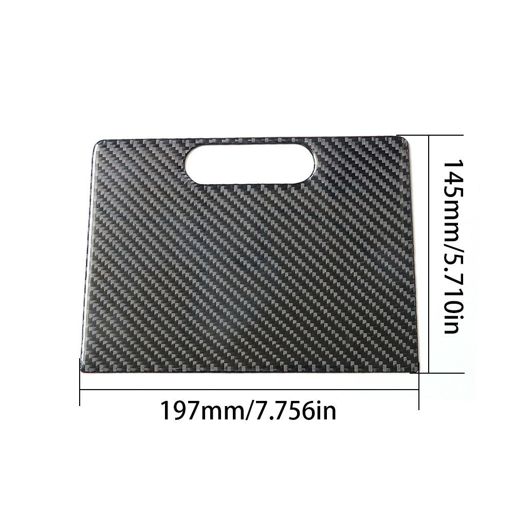4Pcs Red Carbon Fiber Steering Wheel Button Cover Trim Type A for Chrysler 300 v